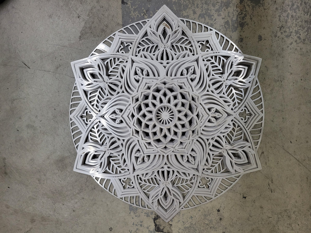Laser Cut Mandala Layered Art - RGB and Burner Options