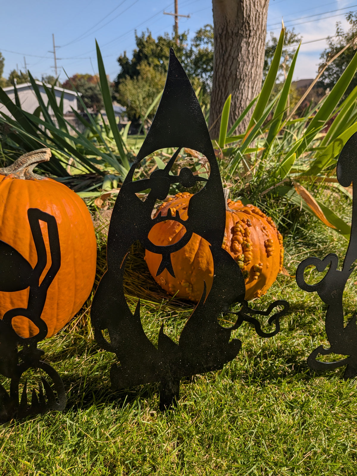 Spooky Season Gnome Garden Stakes
