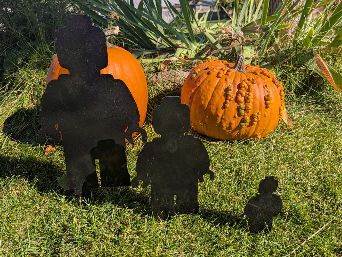 Minifig Silhouette Garden Stake