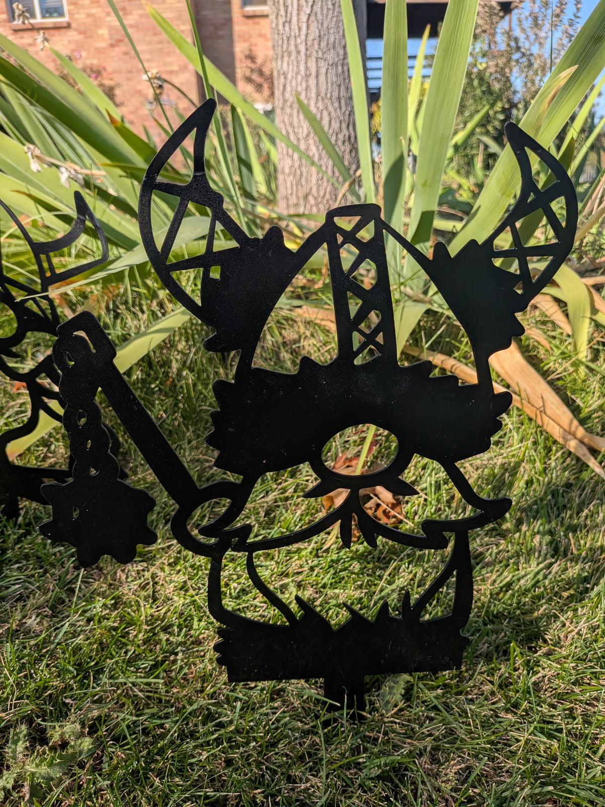 Viking Gnome Garden Stakes